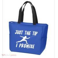 Fencer Just The Tip Promise Fencing Epee Martial Arts Sport Gift Tote Bag thumb 3