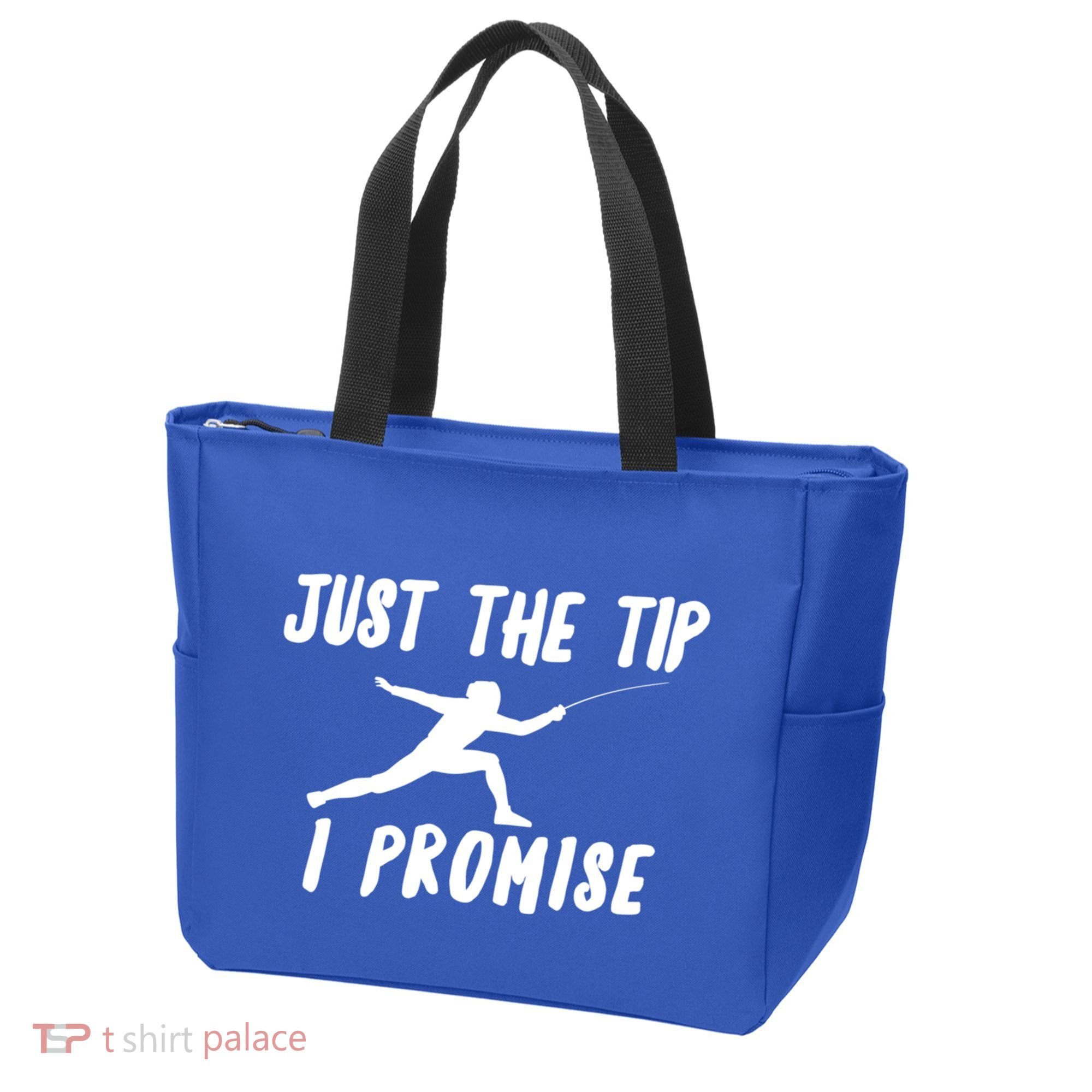 Fencer Just The Tip Promise Fencing Epee Martial Arts Sport Gift Tote Bag