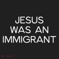 Funny Jesus Was An Immigrant Faith Jesus Christian Golf Towel thumb 3