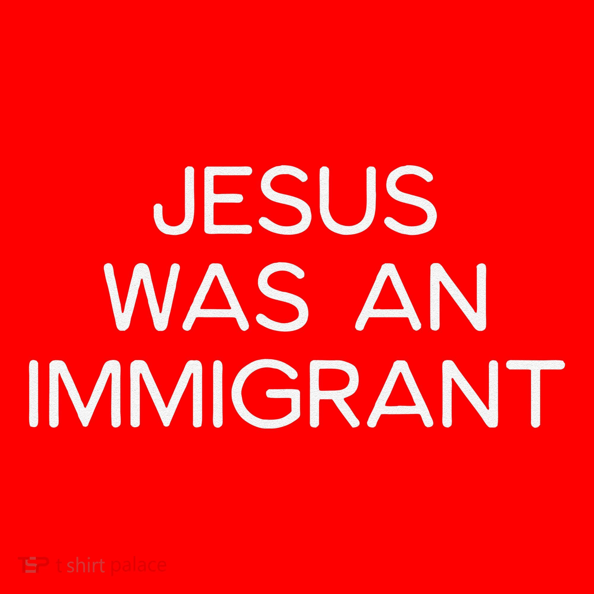 Funny Jesus Was An Immigrant Faith Jesus Christian Santa Hat