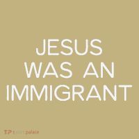 Funny Jesus Was An Immigrant Faith Jesus Christian Long Sleeve Shirt thumb 2
