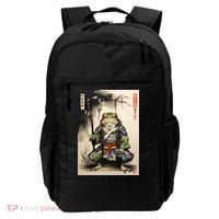 Frog Japanese Woodblock Backpack thumb 0