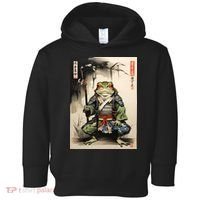 Frog Japanese Woodblock Toddler Hoodie thumb 0