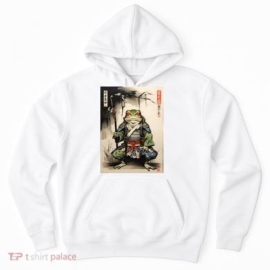 Frog Japanese Woodblock Hoodie