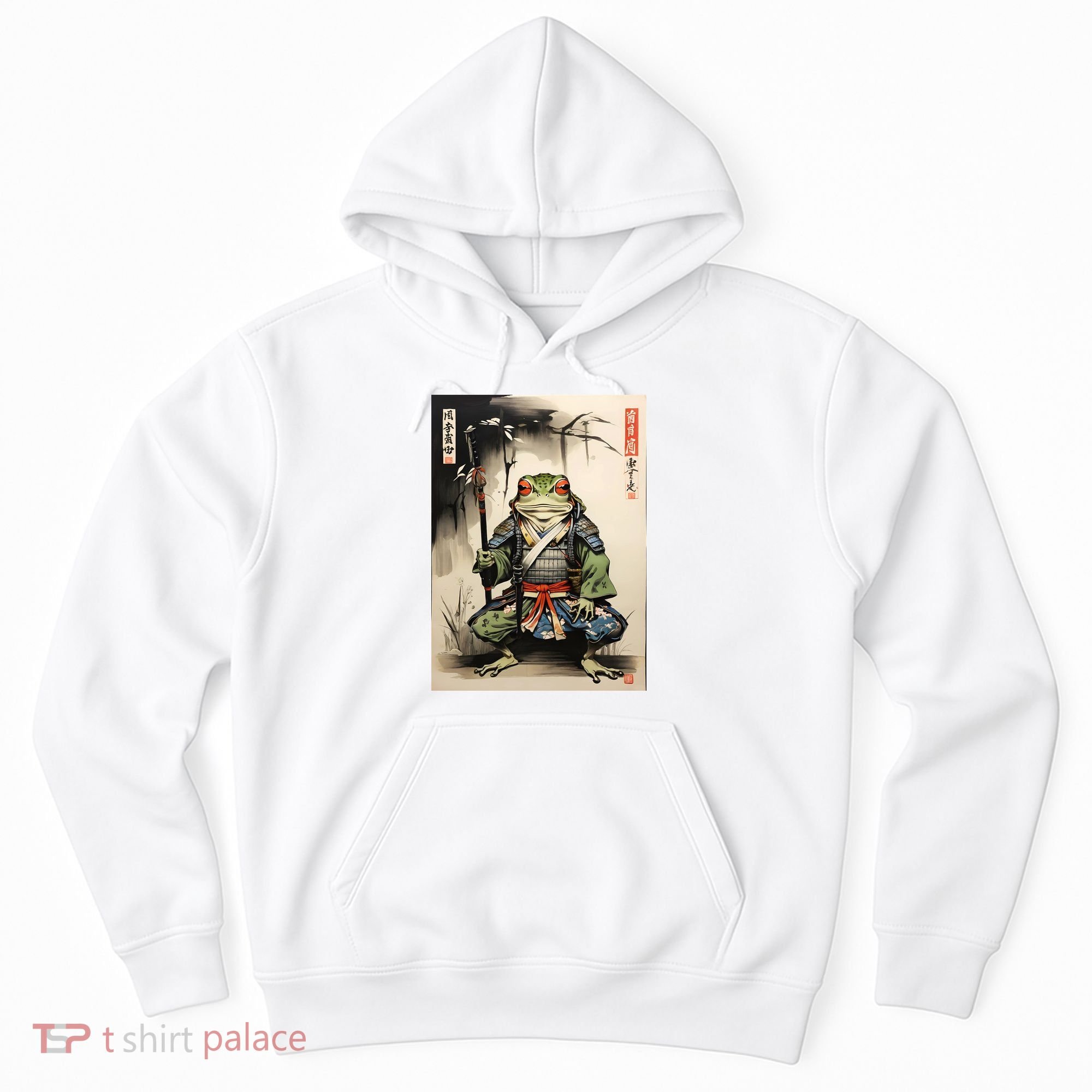 Frog Japanese Woodblock Hoodie