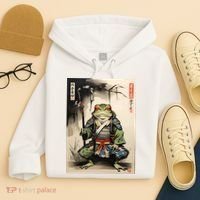 Frog Japanese Woodblock Hoodie thumb 4