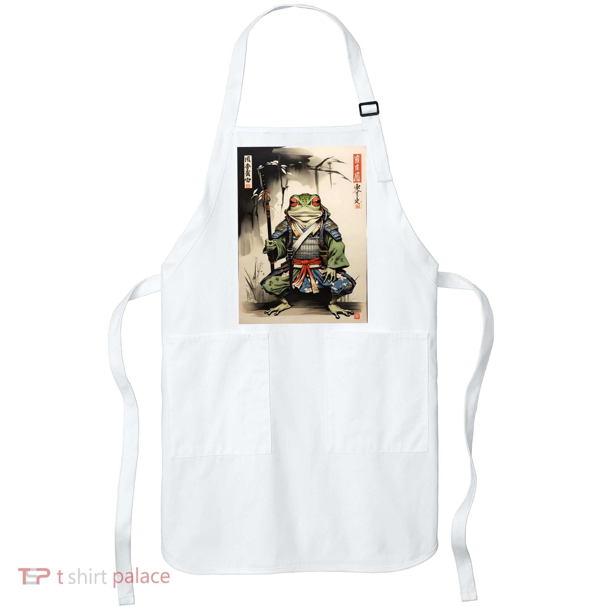 Frog Japanese Woodblock Apron