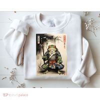 Frog Japanese Woodblock Sweatshirt thumb 2
