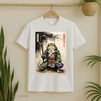 Frog Japanese Woodblock T-Shirt thumb 2