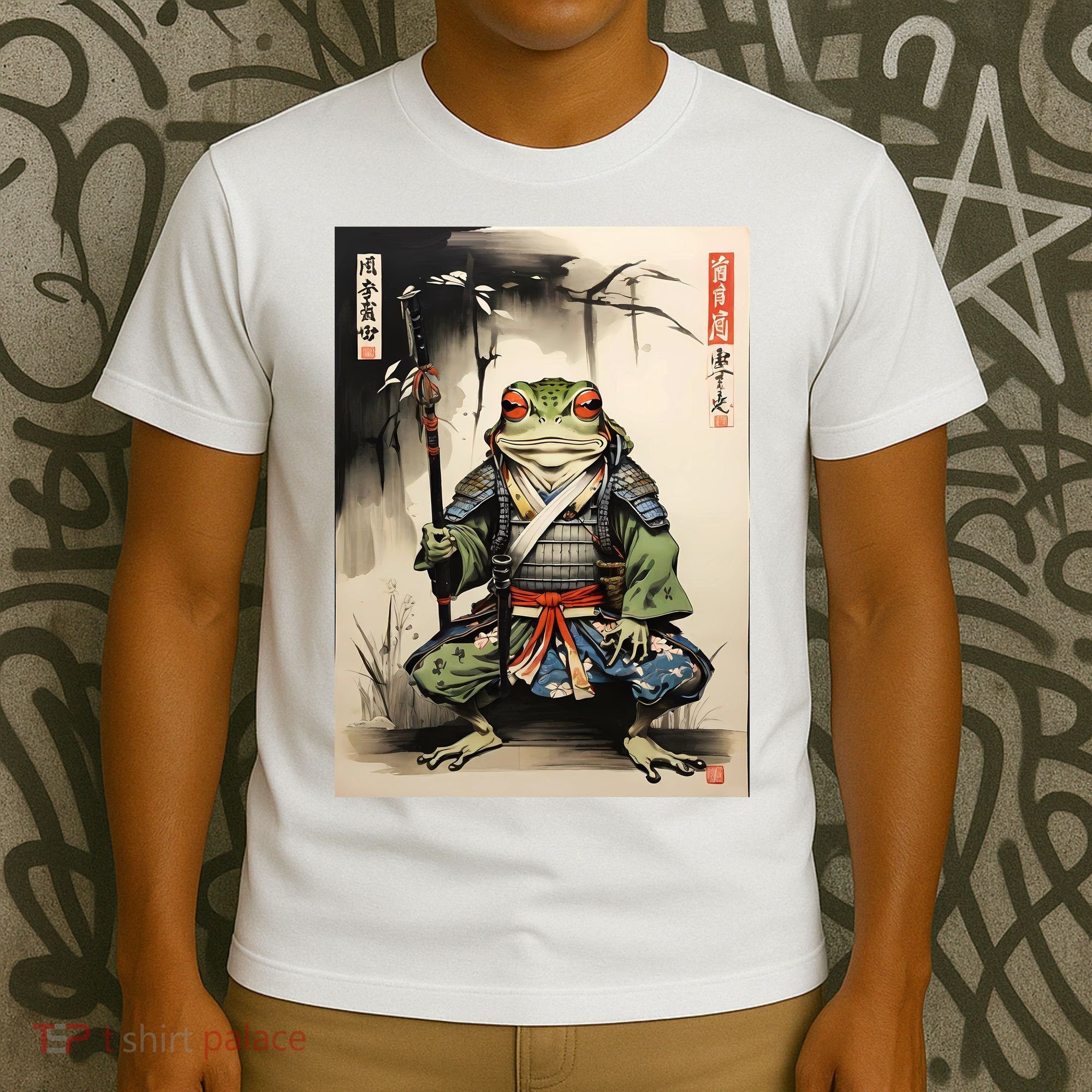 Frog Japanese Woodblock T-Shirt