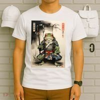 Frog Japanese Woodblock T-Shirt thumb 6