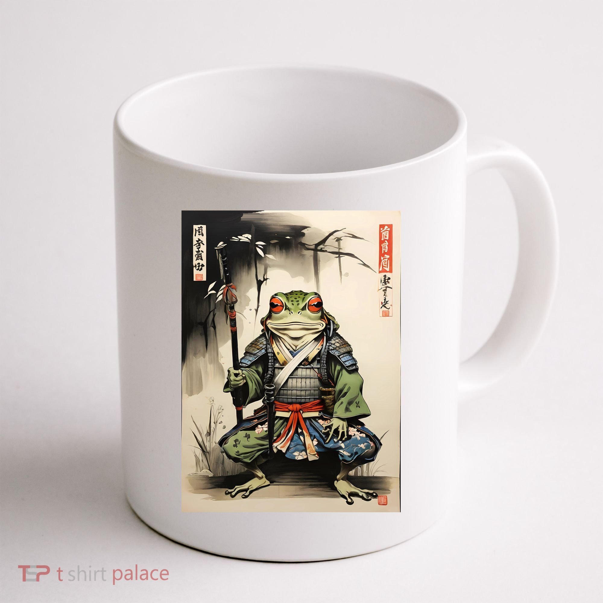 Frog Japanese Woodblock Coffee Mug