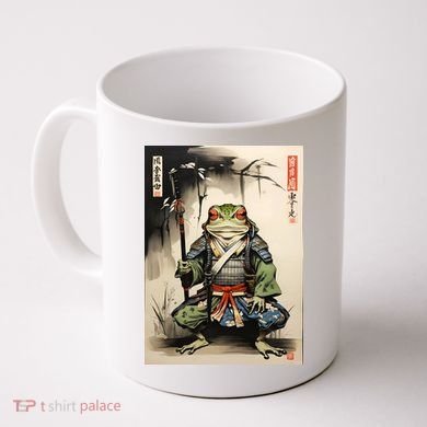 Frog Japanese Woodblock Coffee Mug