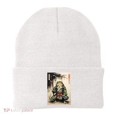 Frog Japanese Woodblock Beanie