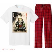 Frog Japanese Woodblock Pajama Set thumb 0