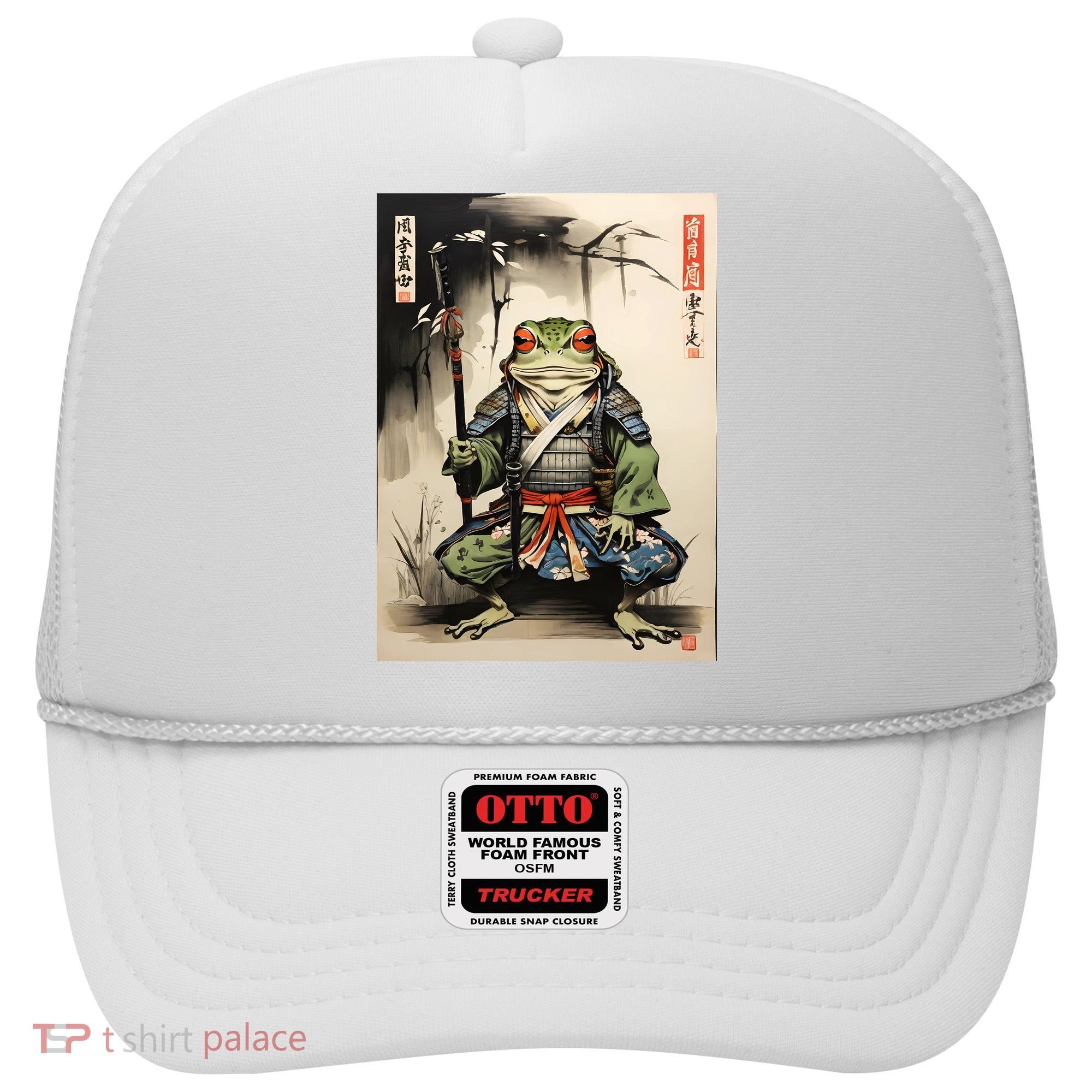 Frog Japanese Woodblock Hat