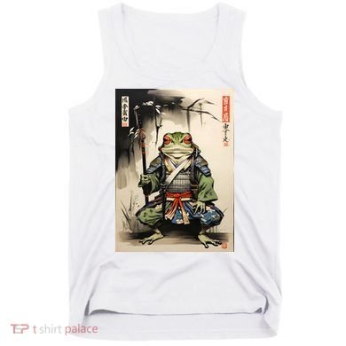 Frog Japanese Woodblock Tank Top