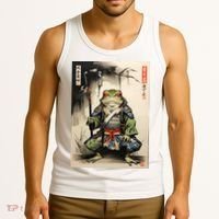 Frog Japanese Woodblock Tank Top thumb 3