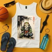 Frog Japanese Woodblock Tank Top thumb 4