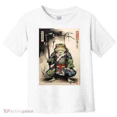 Frog Japanese Woodblock Toddler T-Shirt
