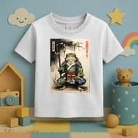 Frog Japanese Woodblock Toddler T-Shirt thumb 3