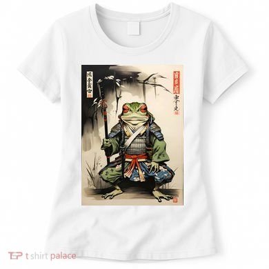 Frog Japanese Woodblock Women's T-Shirt