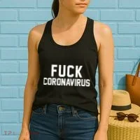 F**k Coronavirus Fight Women's Tank Top thumb 2