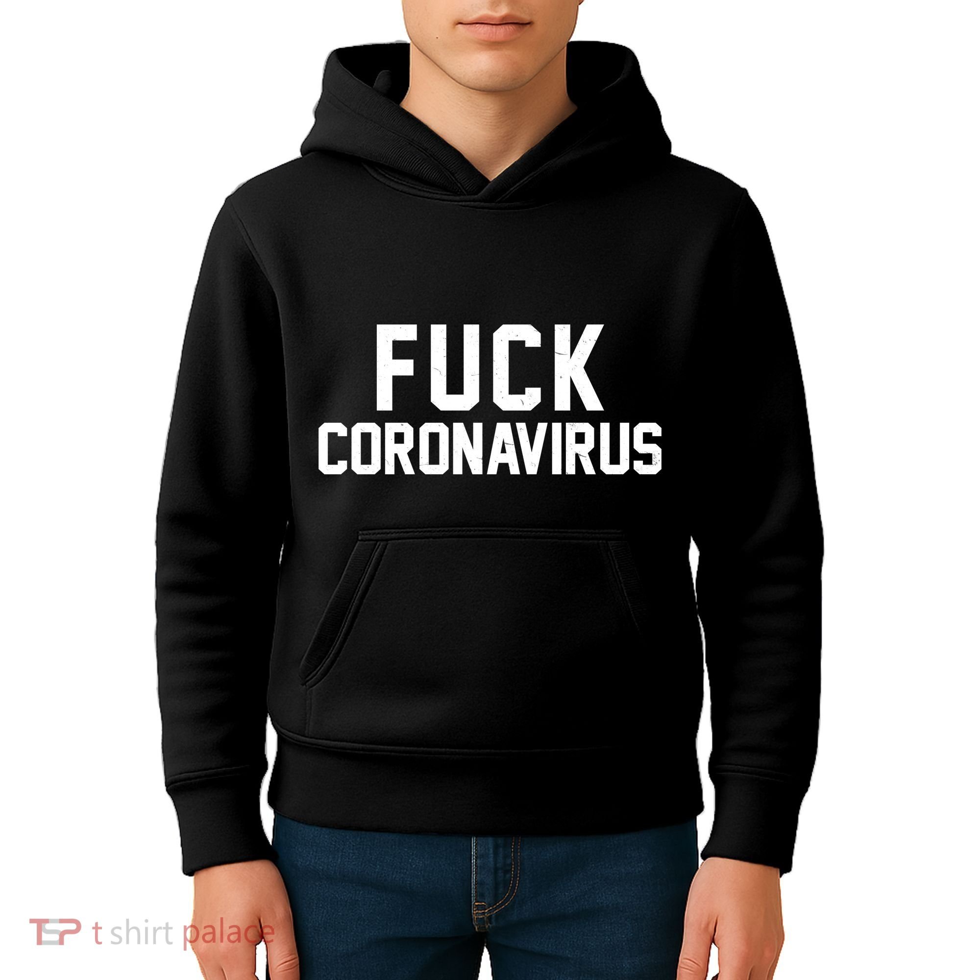 F**k Coronavirus Fight Kids Hoodie