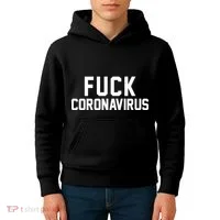 F**k Coronavirus Fight Kids Hoodie thumb 4