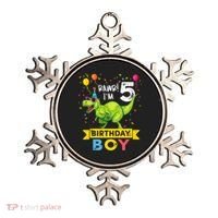 Funny Kids 5 Year Old Gift 5th Birthday Boy T Rex Dinosaur Gift Ornament thumb 0
