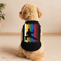 Funny Karate Belt Gift Karate Silhouette Gift Martial Arts Doggie Tank thumb 2