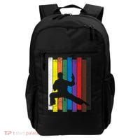 Funny Karate Belt Gift Karate Silhouette Gift Martial Arts Backpack thumb 0