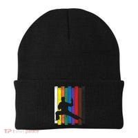 Funny Karate Belt Gift Karate Silhouette Gift Martial Arts Beanie thumb 0