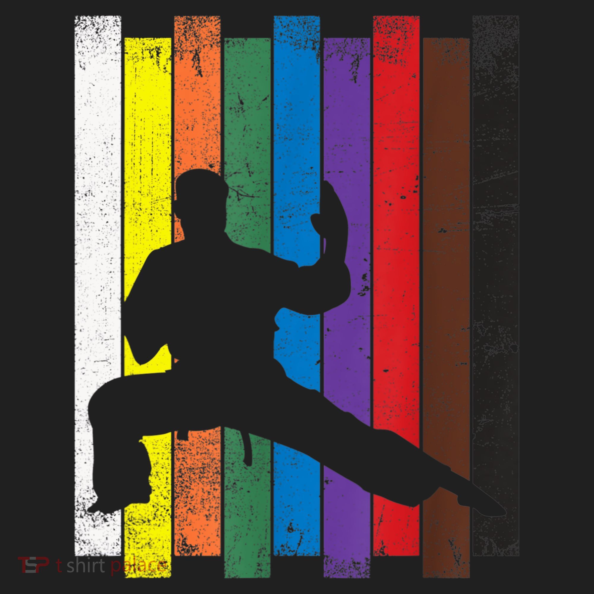 Funny Karate Belt Gift Karate Silhouette Gift Martial Arts Beanie