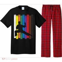 Funny Karate Belt Gift Karate Silhouette Gift Martial Arts Pajama Set thumb 0