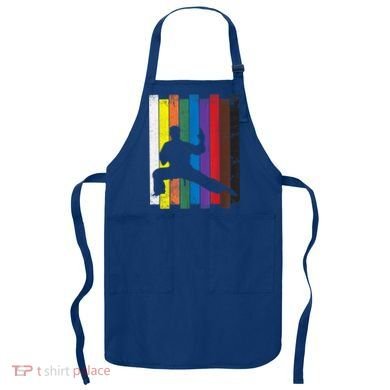Funny Karate Belt Gift Karate Silhouette Gift Martial Arts Apron