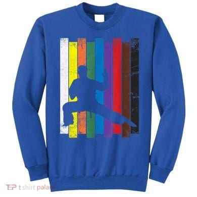 Funny Karate Belt Gift Karate Silhouette Gift Martial Arts Sweatshirt