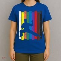 Funny Karate Belt Gift Karate Silhouette Gift Martial Arts T-Shirt thumb 4