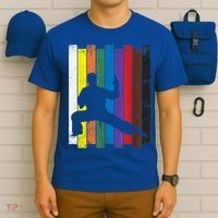 Funny Karate Belt Gift Karate Silhouette Gift Martial Arts T-Shirt thumb 6