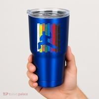 Funny Karate Belt Gift Karate Silhouette Gift Martial Arts Tumbler thumb 2