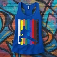 Funny Karate Belt Gift Karate Silhouette Gift Martial Arts Women's Tank Top thumb 3