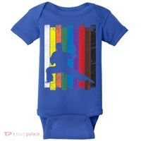 Funny Karate Belt Gift Karate Silhouette Gift Martial Arts Baby Bodysuit thumb 0