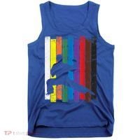 Funny Karate Belt Gift Karate Silhouette Gift Martial Arts Tank Top thumb 0
