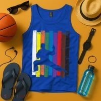 Funny Karate Belt Gift Karate Silhouette Gift Martial Arts Tank Top thumb 4
