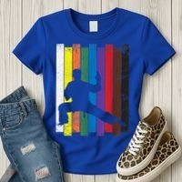 Funny Karate Belt Gift Karate Silhouette Gift Martial Arts Women's T-Shirt thumb 3
