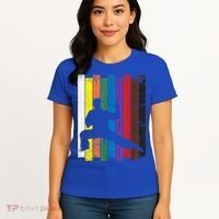 Funny Karate Belt Gift Karate Silhouette Gift Martial Arts Women's T-Shirt thumb 4