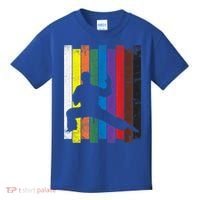 Funny Karate Belt Gift Karate Silhouette Gift Martial Arts Kids T-Shirt thumb 0