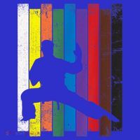 Funny Karate Belt Gift Karate Silhouette Gift Martial Arts Kids T-Shirt thumb 4