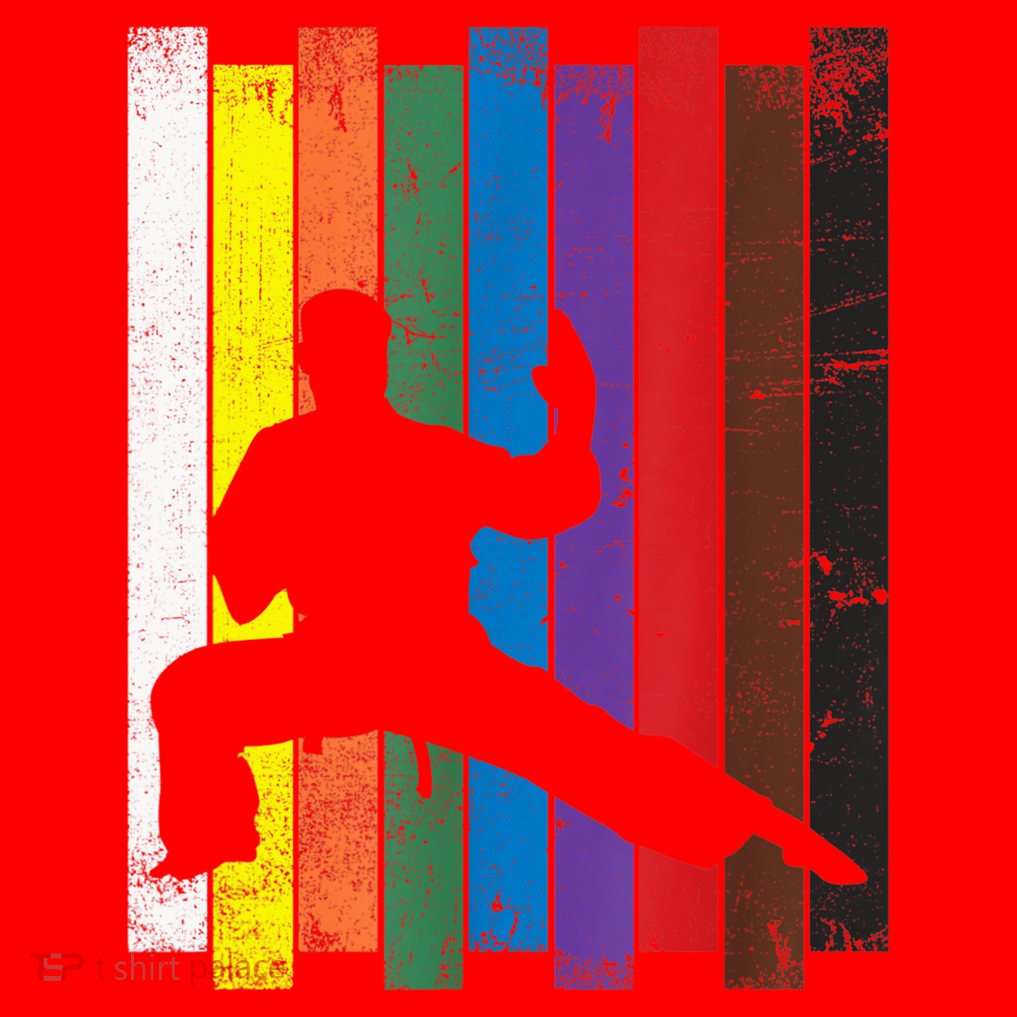 Funny Karate Belt Gift Karate Silhouette Gift Martial Arts Santa Hat