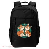 Foxes Kissing Cute Backpack thumb 0